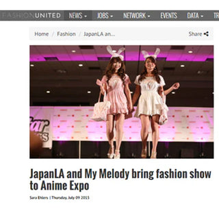 Fashion United - JapanLA and My Melody Bring Fashion Show to Anime Expo