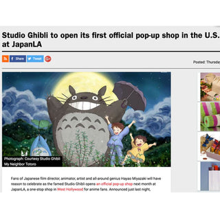 Timeout Features JapanLA Studio Ghibli Pop-Up Shop!