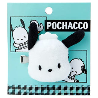 Pochacco Check Design Plush Hair Clip