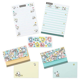 Pochacco Check Design Letter Set