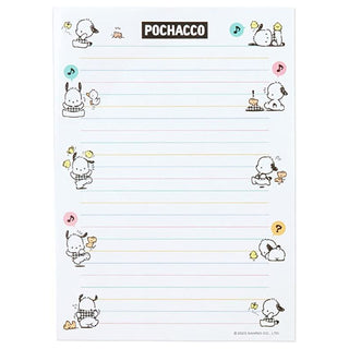 Pochacco Check Design Letter Set