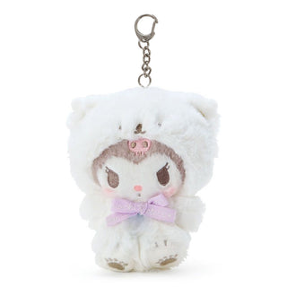 Sanrio Fluffy White Bear Clip On Mascot