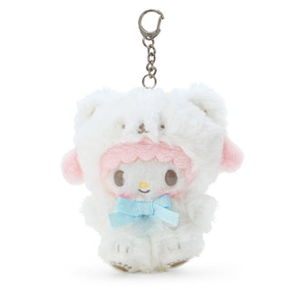 Sanrio Fluffy White Bear Clip On Mascot