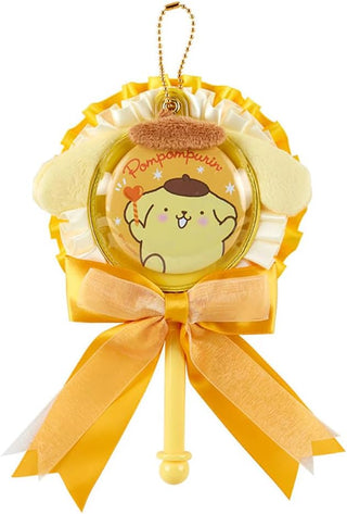 Sanrio Rosette Wand Keychain with Badge