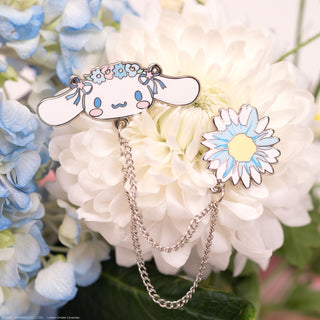 Cinnamoroll JapanLA Floral Lapel Pin Set