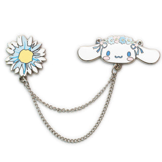 Cinnamoroll JapanLA Floral Lapel Pin Set