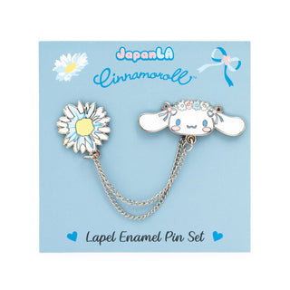 Cinnamoroll JapanLA Floral Lapel Pin Set