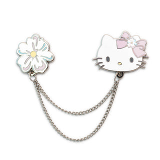 Hello Kitty JapanLA Floral Lapel Pin Set