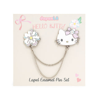 Hello Kitty JapanLA Floral Lapel Pin Set