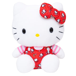 Hello Kitty Red Pattern 12" Plush