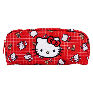 Hello Kitty Red Pattern Pen Case