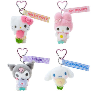 Sanrio Pastel Check Mascot Keychain