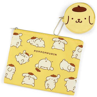 Pompompurin Oshiri Puri Puri Purin 2-pc Zipper Pouch Set