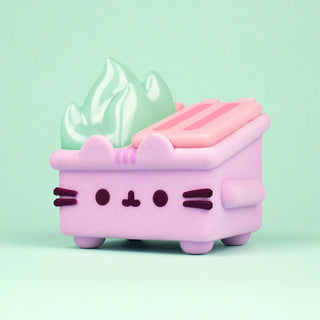 JapanLA Exclusive Lilac Pusheen Dumpster Fire Figure