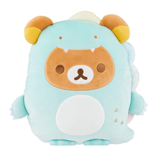 Rilakkuma Green Dino Mochi Cushion