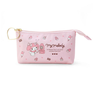 Sanrio Double Pocket Zipper Pen Pouch