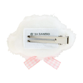 Sanrio Gingham Bow Plush Hair Clip