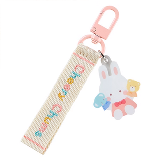 Sanrio Embroidered Logo Keychain