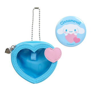 Sanrio Colorful Heart Mini Pouch and Badge