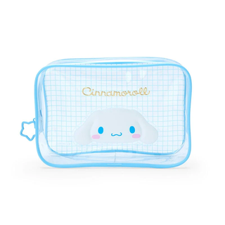 Sanrio Clear Grid Zipper Pouch