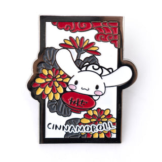 Sanrio Hanafuda Pin Badge