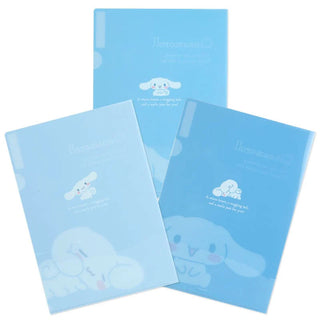 Sanrio Expressions 3-pc Clear File Folder Set