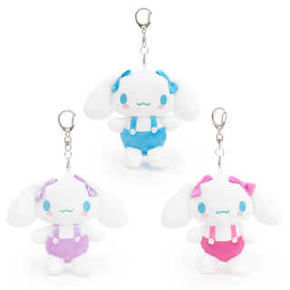 Cinnamoroll Overalls Plush Mascot Keychain