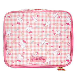 Sanrio Ribbon Gingham Divider Cosmetic Case