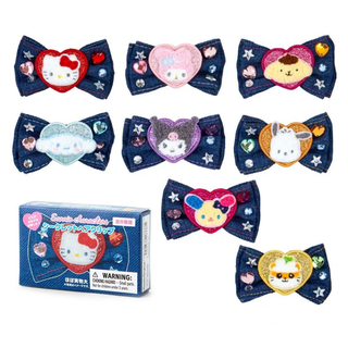 Sanrio Denim Patch Hair Clip Blind Box