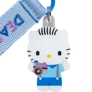 Sanrio Embroidered Logo Keychain