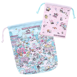 Sanrio Fantasy Trip Drawstring Bag Set