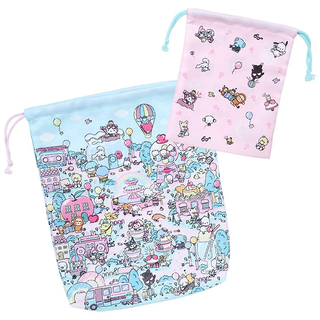 Sanrio Fantasy Trip Drawstring Bag Set