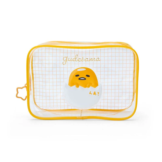 Sanrio Clear Grid Zipper Pouch