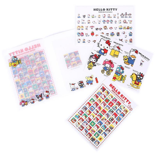 Hello Kitty 50th Hello Everyone! File Folder and Sticker Set