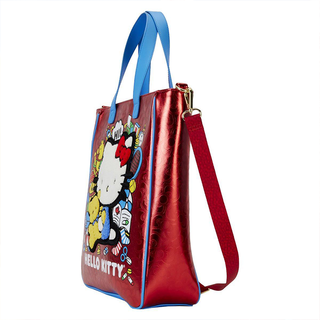 Hello Kitty 50th Anniversary Coin Bag Metallic Tote