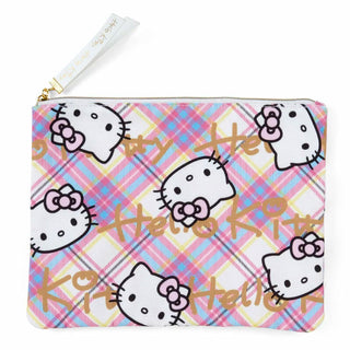 Hello Kitty 50th Tartan Flat Pouch Set