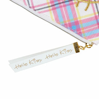 Hello Kitty 50th Tartan Flat Pouch Set