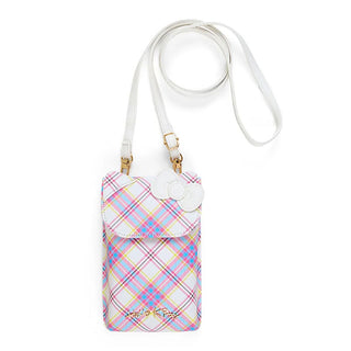 Hello Kitty 50th Tartan Mobile Shoulder Bag