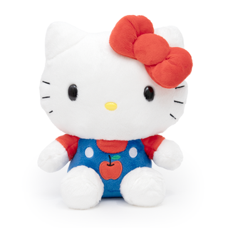 Hello Kitty Classic Apple Overalls 8" Plush