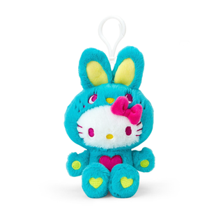 Hello Kitty Colorful Bunny Plush Mascot Keychain