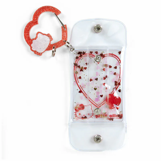 Sanrio Colorful Heart Carabiner Clear Pouch