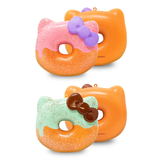 Hello Kitty Glazed Donut Squishy