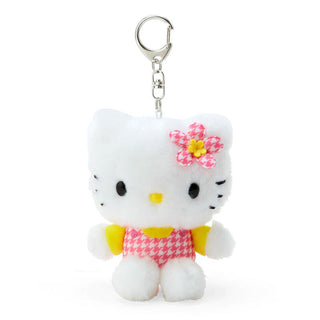 Sanrio Retro Houndstooth Plush Mascot Keychain