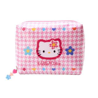 Sanrio Retro Houndstooth Zipper Pouch