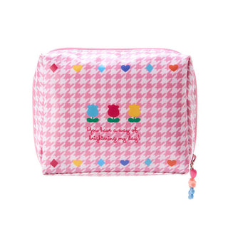 Sanrio Retro Houndstooth Zipper Pouch