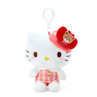 Sanrio Gingham Casquette Mascot Clip