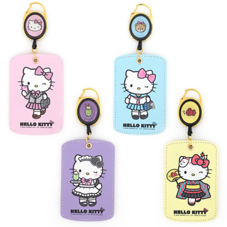 Hello Kitty Japan Girl Key Reel Card Case