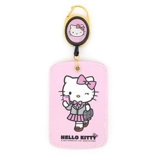 Hello Kitty Japan Girl Key Reel Card Case