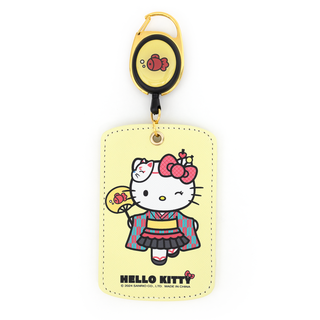 Hello Kitty Japan Girl Key Reel Card Case