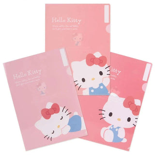 Sanrio Expressions 3-pc Clear File Folder Set